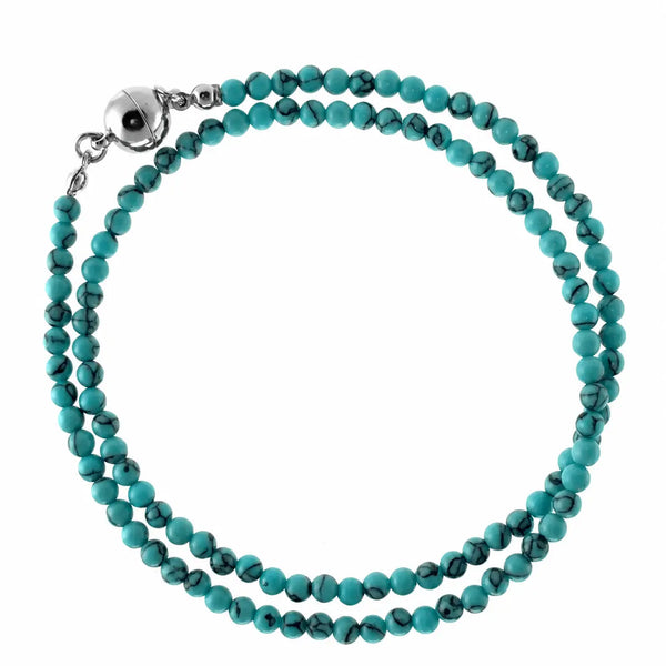 Medium Strand Necklace - Turquoise HOWLITE Seriously Romantic