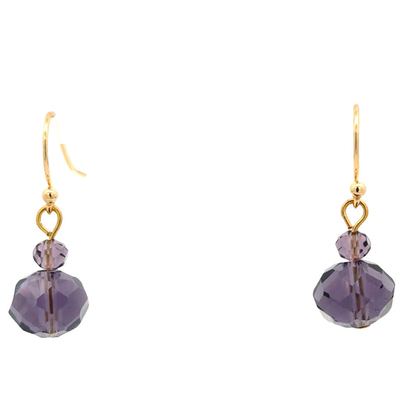 Short Earrings - GRAPE Crystal Maria Nicola