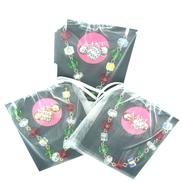 DELUXE CHRISTMAS GIFT SET - Necklace + Connector + Pavé pendant