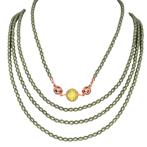 Pendant -  Birthstone Pavé -  AUGUST