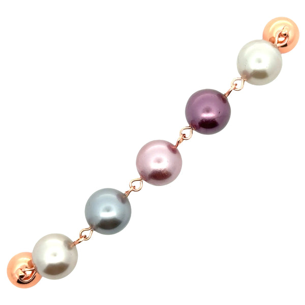 Feature Connector - Metallic Mauve Link Connector Maria Nicola
