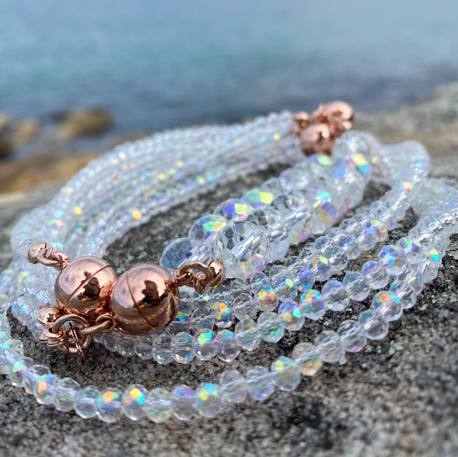 10 Way Necklace AB Crystal Maria Nicola