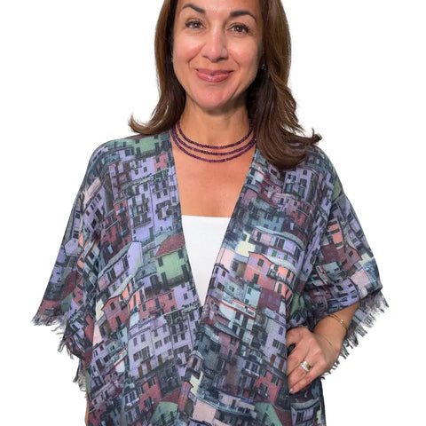 Cape - Purple Architecture - ON SALE 20% OFF!