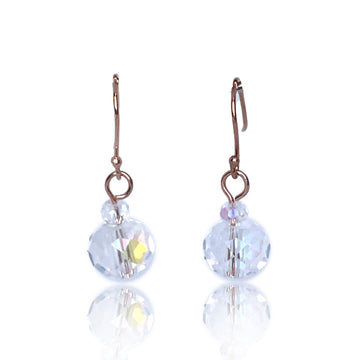 Short Earrings - AB Crystal