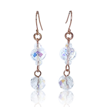 Long Earrings - AB Crystal
