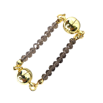 Mini Connectors - Smokey Quartz Crystal