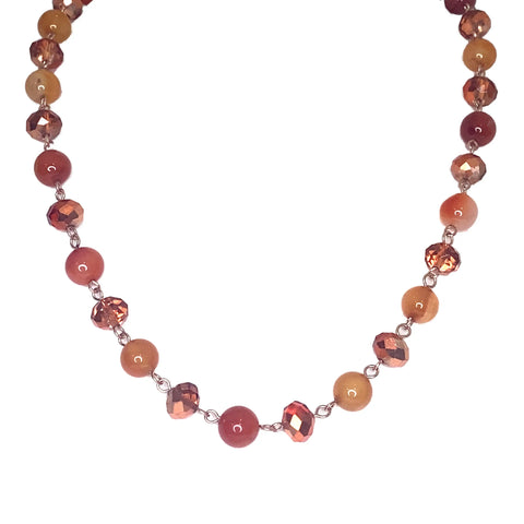 Link Necklace - Orange