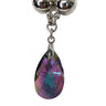 Pendant - Austrian Crystal - Teardrop - Opal Austrian Crystal