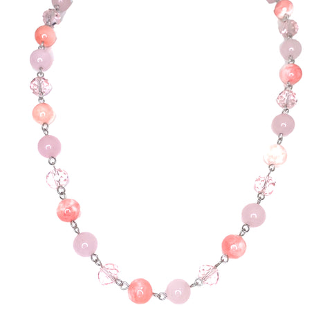 Link Necklace - Pink