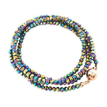 Long Strand Necklace - Harlequin Crystal