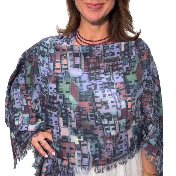 Cape - Purple Architecture - ON SALE 20% OFF! Namaskar