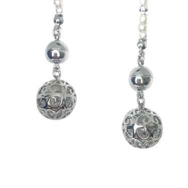 Lariat Ends - Spheres - Filigree - sold in pairs Seriously Romantic