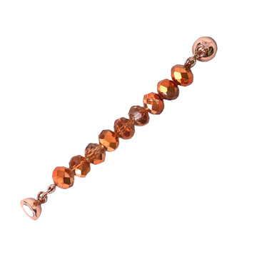 Connector - Orange Copper Crystal