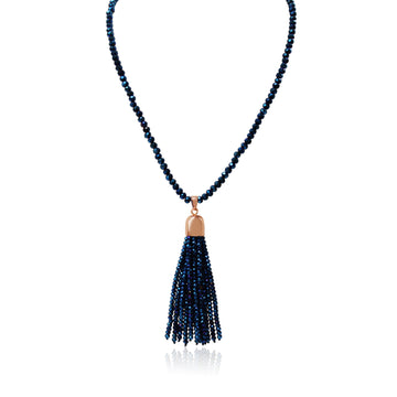 Tassel - Sapphire Crystal