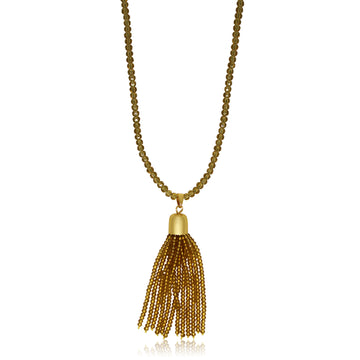 Tassel - Golden Crystal