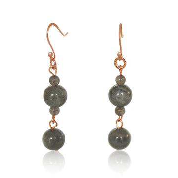 Long Earrings - Labradorite