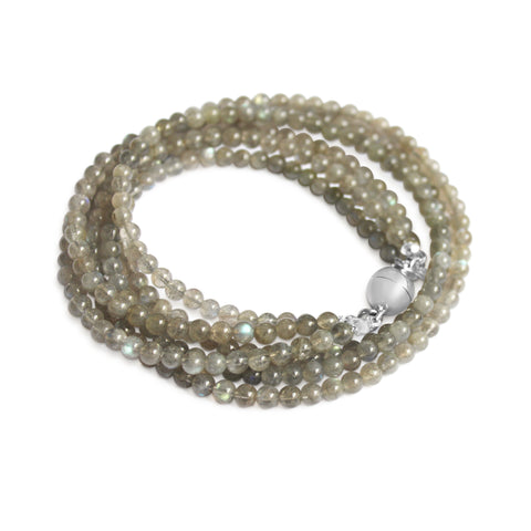 Long Strand Necklace - Labradorite