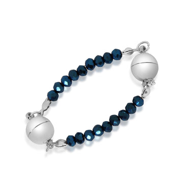 Mini Connectors - Sapphire Crystal