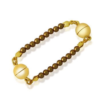 Mini Connectors - Satin Yellow Gold