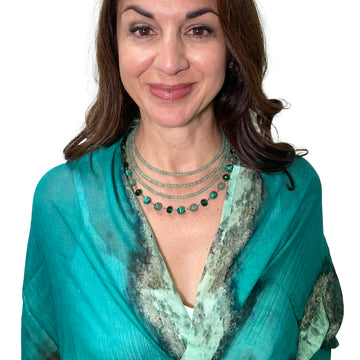 Scarf - Modal Silk - Heart Island - FINAL SALE - 30% OFF!