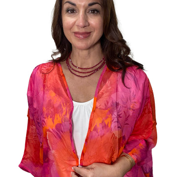 Kimono - Long - Fuchsia Sunset - LAST CHANCE 20% OFF!