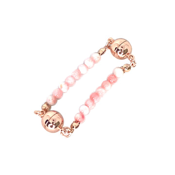 Mini Connectors - Pink Agate