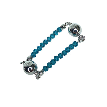 Mini Connectors - Teal Crystal