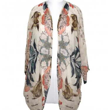Kimono - Long - Peach Oriental Namaskar