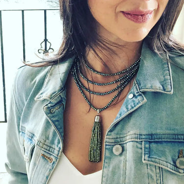Tassel - Sea Green Crystal Seriously Romantic