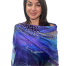 Scarf - Fine Wool - Purple Rain Namaskar