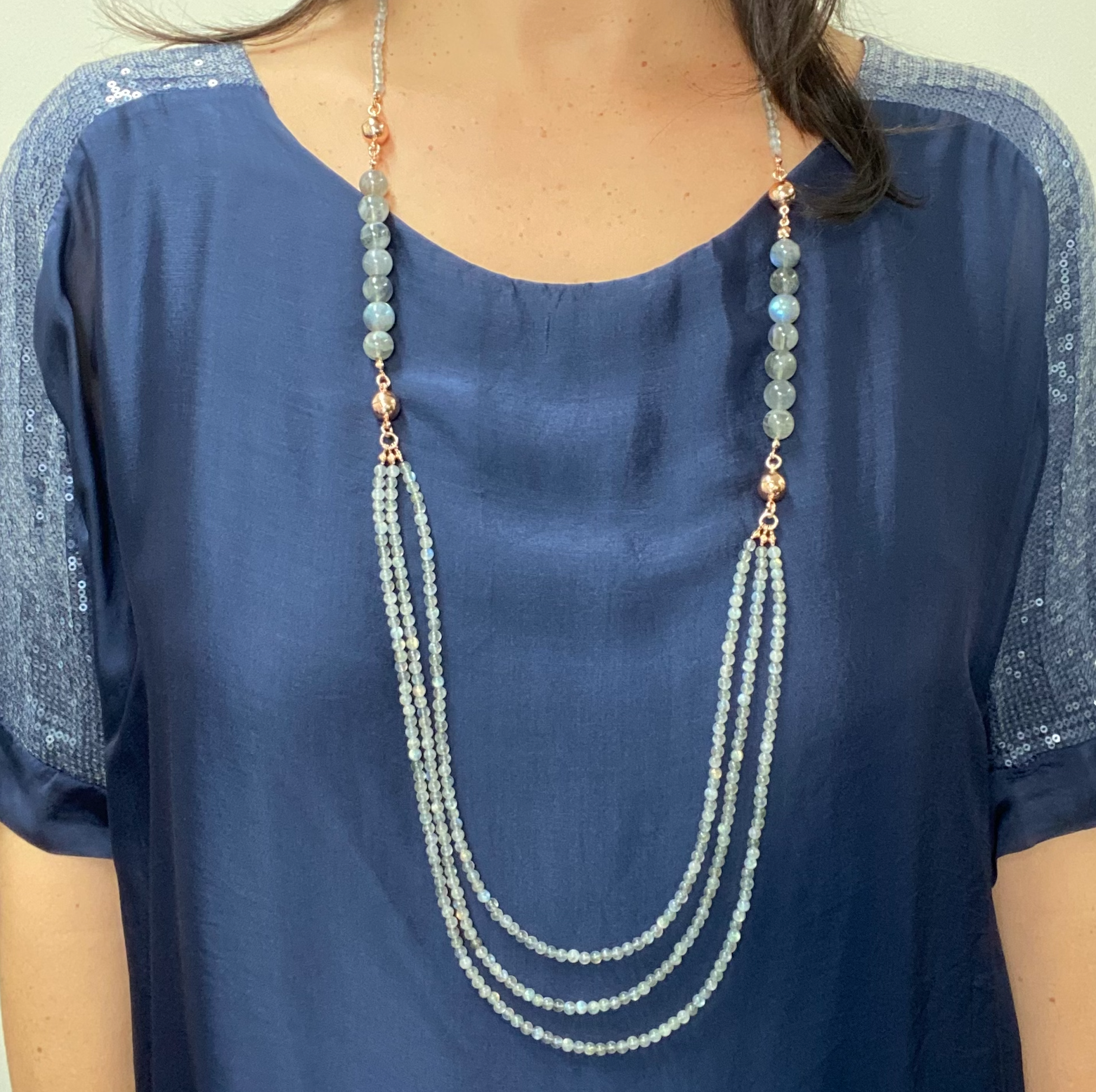 10 Way Necklace Labradorite