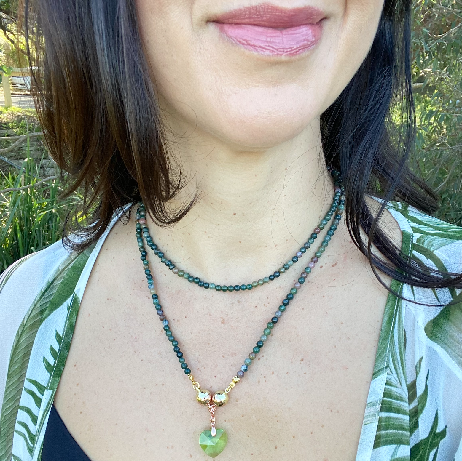 Indian shop agate necklace