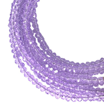 Medium Strand Necklace - Lilac Crystal