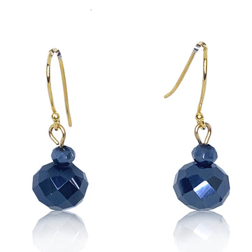 Short Earrings - Midnight Crystal