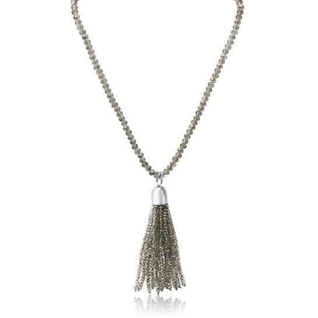 Tassel - Platinum Crystal